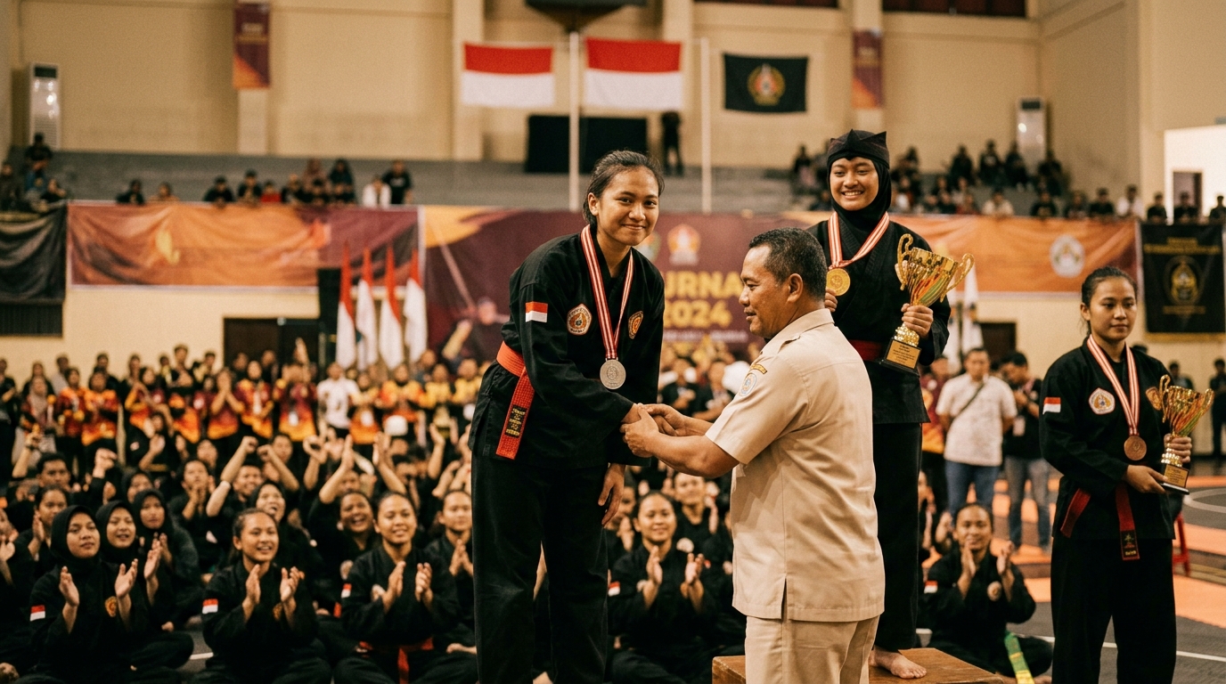 Juara 2 Kejuaraan Nasional Pencak Silat Antar Perguruan